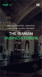 Mobile Screenshot of iranianbusinessforum.com